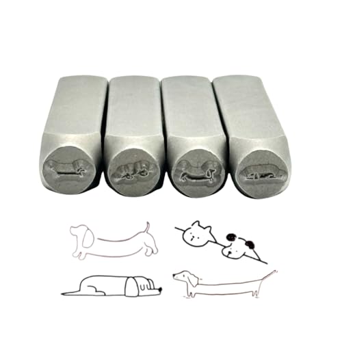 Metallstempel mit schönem Hundemotiv, künstlerischer Schmuck, Prägung, Siegelstempel für individuelle Schmuck- und Bastelprojekte Metallstempel mit schönem Hundemotiv, künstlerischer Schmuck, Prägung, Siegelstempel für individuelle Schmuck- und Bastelprojekte von FackLOxc
