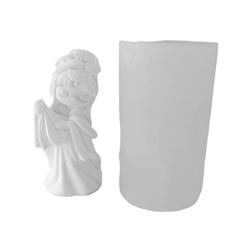 Puppen-Silikonform für die Herstellung von Kunstharz-Ornamenten, Epoxidharz-Gussform von FackLOxc