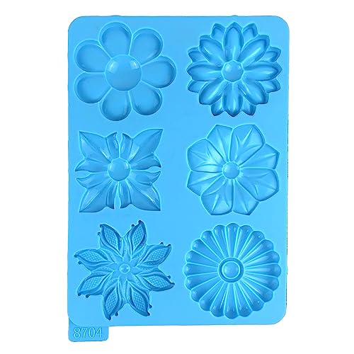 Schlüsselbund Epoxidharz Formen Diamantförmige Windmühlenblume Decors Semi-3d Hängende Ornament Silikonform von FackLOxc