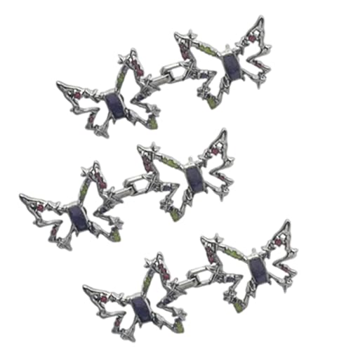 Schmetterlingsform, Metallknöpfe, Jeans, zum Festziehen der Taille, Demontage, Nähknöpfe für Kleidung Schmetterlingsform, Metallknöpfe, Jeans, zum Festziehen der Taille, Demontage, Nähknöpfe für Kleidung von FackLOxc
