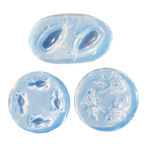 Set Von 3 Silikonformen Für Harzschmuck Gold Fisch Und Wal Formen Kerzenform Meer Kreatur Handgefertigte Seifenformen Set Von 3 Silikonformen Für Harzschmuck Gold Fisch Und Wal Formen Kerzenform Meer Kreatur Handgefertigte Seifenformen von FackLOxc