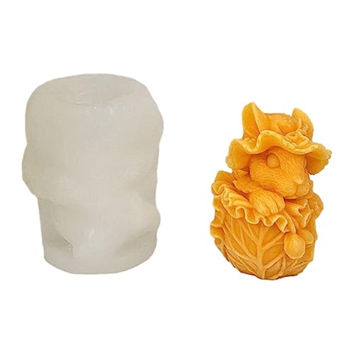 Silikon Blumenkohl Bogenknot Kaninchendekor Form Harz Epoxid Bastel Bastel Handwerk Ornament Schmuck Kerze Herstellung Werkzeug von FackLOxc