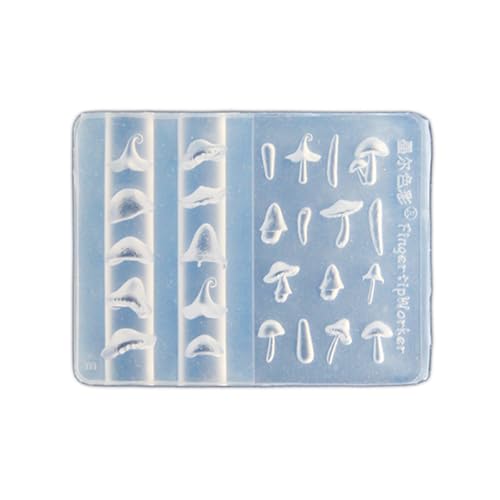 Silikon-Nagelschablone für Nägel, Dekorationen, geprägte Pilznägel, Zubehör, Form, praktisches Prägewerkzeug Silikon-Nagelschablone für Nägel, Dekorationen, geprägte Pilznägel, Zubehör, Form, praktisches Prägewerkzeug von FackLOxc