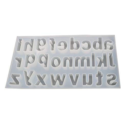 Silikonform aus Kunstharz, englische Kleinbuchstaben, Anhänger, Kunstharz, Schmuckherstellung, Buchstaben, Schlüsselanhänger, Epoxidharz Silikonform aus Kunstharz, englische Kleinbuchstaben, Anhänger, Kunstharz, Schmuckherstellung, Buchstaben, Schlüsselanhänger, Epoxidharz von FackLOxc