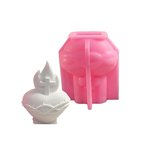 Silikonkerzenform Tisch Dekorationen 3d Herzform Duft Kerzenhandwerksformen Für Harzwachs Ton Projekt Geeignet Silikonkerzenform Tisch Dekorationen 3d Herzform Duft Kerzenhandwerksformen Für Harzwachs Ton Projekt Geeignet von FackLOxc