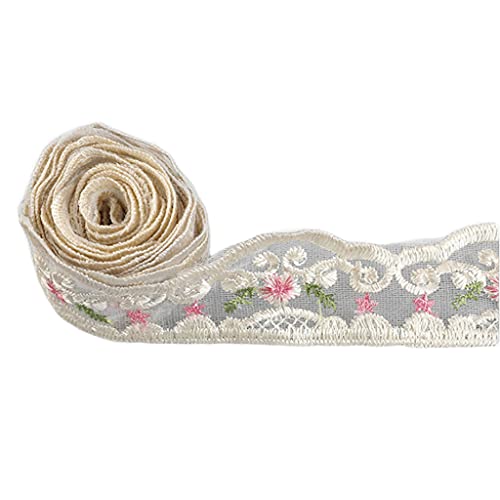 Spitzenband Home Furnier (30 Yards) Spitzenband Hochzeit Dekoration Schöne Geschenkverpackung Polyester Weiß Hollow von FackLOxc