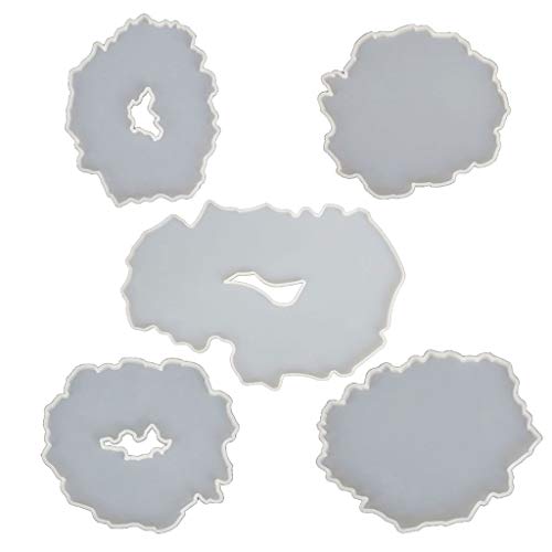Stereo-Untersetzer-Form, Silikonform, Untersetzer, geformte Formen, Gießform, 3D-Untersetzer, Epoxidharz, Gießform, Tonformen Stereo-Untersetzer-Form, Silikonform, Untersetzer, geformte Formen, Gießform, 3D-Untersetzer, Epoxidharz, Gießform, Tonformen von FackLOxc