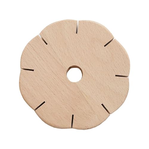 Vielseitige Holz-Strickscheibe, rundes Flechtbrett für Schmuckherstellung, praktische Strickmaschine von FackLOxc
