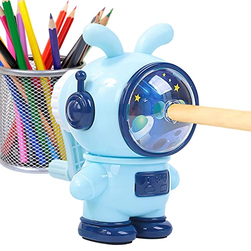 Anspitzer für Buntstifte, Kunststiftspitzer – automatischer Vor- oder Rückwärtsgang des Bleistiftspitzers, Spiralbacken, Anti-Rutsch-Band, Spitze mit drei Geschwindigkeitsstufen – Geschenk für Anspitzer für Buntstifte, Kunststiftspitzer – automatischer Vor- oder Rückwärtsgang des Bleistiftspitzers, Spiralbacken, Anti-Rutsch-Band, Spitze mit drei Geschwindigkeitsstufen – Geschenk für von Facynde