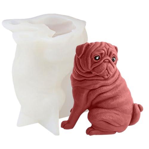 Facynde Französische Bulldogge Silikonform Fondantkuchen Backform Praline Hund Gießform Silikon Kerzengießform,Silikonform Epoxidharz Tiere Für Schokolade,Fondant, Kuchendekoration, Seife, Kerze Facynde Französische Bulldogge Silikonform Fondantkuchen Backform Praline Hund Gießform Silikon Kerzengießform,Silikonform Epoxidharz Tiere Für Schokolade,Fondant, Kuchendekoration, Seife, Kerze von Facynde