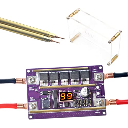 Facynde Batterie-Punktschweiß-Kit - LCD-Display Spots Schweißgerät Kit 99 Gänge Leistung, Lithiumbatterie-Punktschweißgerät für 14/17490/18/21700/26/32 Batterie Facynde Batterie-Punktschweiß-Kit - LCD-Display Spots Schweißgerät Kit 99 Gänge Leistung, Lithiumbatterie-Punktschweißgerät für 14/17490/18/21700/26/32 Batterie von Facynde