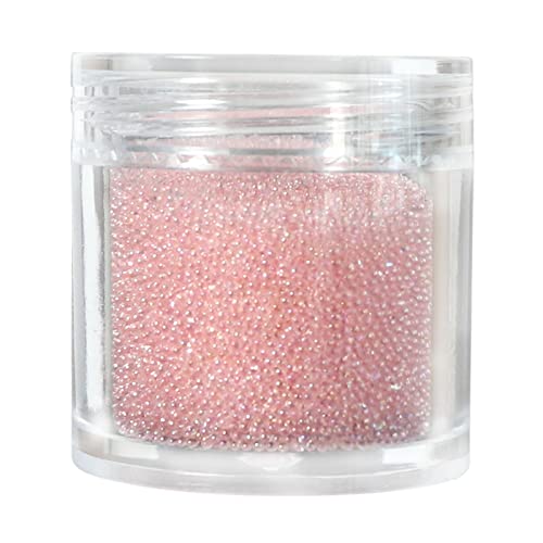 Facynde Crystal Tiny Glass Balls Strasssteine für Maniküre Microbead Caviar Beads Nail Art Dekorationen DIY Charms für Nail Art 3D Nails Zubehör 12 von Facynde