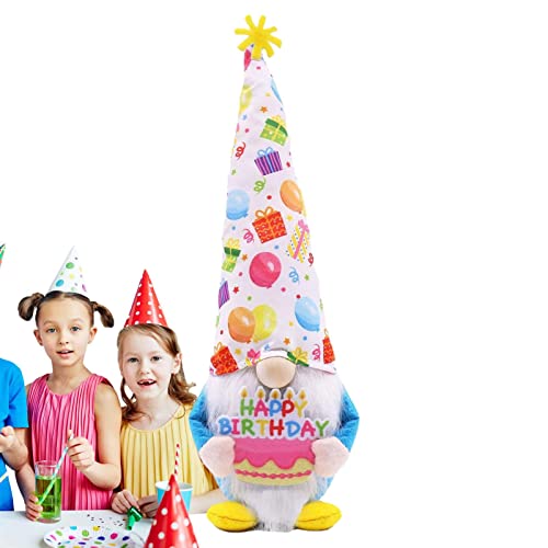 Facynde -Plüsch- | Geburtstagszwerge Dekorationen für Zuhause süß - Geburtstagsdekorationen für zu Hause, Geschenke für Kinder, Elfen-Zuhause, Geburtstagsornamente für Wohnzimmer Facynde -Plüsch- | Geburtstagszwerge Dekorationen für Zuhause süß - Geburtstagsdekorationen für zu Hause, Geschenke für Kinder, Elfen-Zuhause, Geburtstagsornamente für Wohnzimmer von Facynde