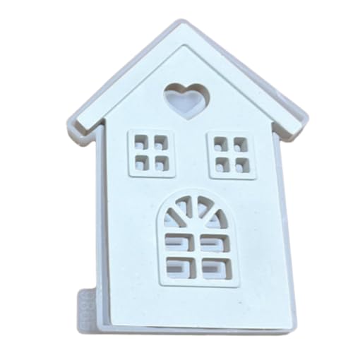 Facynde Silikonformen Gießformen Häuser, Silikonform Haus Silikon Gießform Häuser Mit Herz, Haus Silikonform Für Sojawachs Kerzen, Seife, Gips, Handwerk Facynde Silikonformen Gießformen Häuser, Silikonform Haus Silikon Gießform Häuser Mit Herz, Haus Silikonform Für Sojawachs Kerzen, Seife, Gips, Handwerk von Facynde