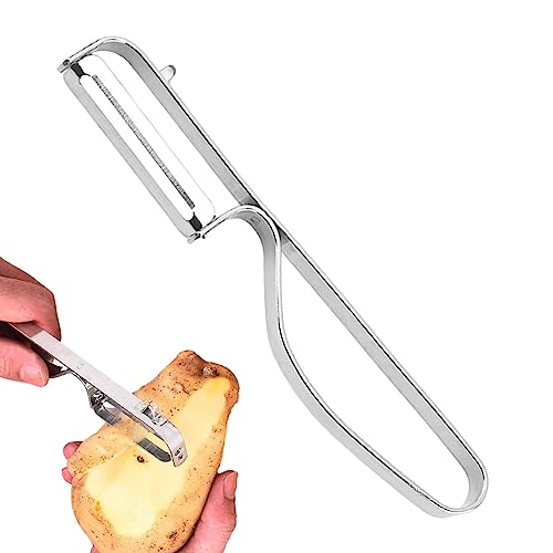 Facynde Gemüseschäler, Küchenhelfer Schäler P-förmiger Rotationsschäler, Edelstahl-Rotationsschäler für Karotten, Birnen, Kartoffeln, Mango, Gurken Facynde Gemüseschäler, Küchenhelfer Schäler P-förmiger Rotationsschäler, Edelstahl-Rotationsschäler für Karotten, Birnen, Kartoffeln, Mango, Gurken von Facynde
