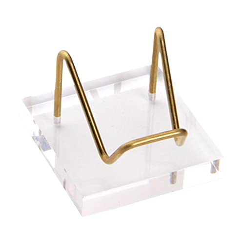 Metall- mit Acryl-Basis – Tisch- mit Metallarm, Sammlerstück, kleine zum Ausstellen von Kristallgeoden, Mineralachat, Metall- mit Acryl-Basis – Tisch- mit Metallarm, Sammlerstück, kleine zum Ausstellen von Kristallgeoden, Mineralachat, von Facynde