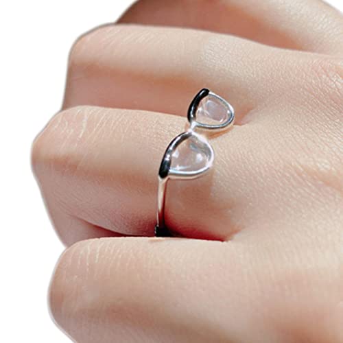 Ring Brille persönlichkeit Ring emaille Süße Brille Finger- Niedliche Brille mit offenem in Form Einer -Brille,Niedliche -Brille geformter offener Ring Brille persönlichkeit Ring emaille Süße Brille Finger- Niedliche Brille mit offenem in Form Einer -Brille,Niedliche -Brille geformter offener von Facynde