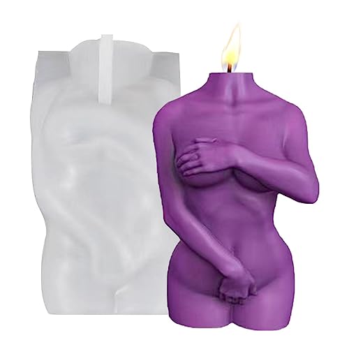 Silikonform für den menschlichen Körper, Cupcake, Blütenpaste, Dekorationsform – Tonharzform, Statuenherstellung, Harzformen, Silikonformen für Epoxidharz, Schränke, Heimdekoration von Facynde