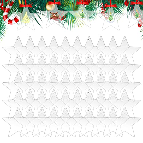 Transparente Blanko-Acryl-Ornamente – Rohlinge, Baum, Acryl-Ornamente für Kinder – Acryl-Dekorationen zum Basteln Transparente Blanko-Acryl-Ornamente – Rohlinge, Baum, Acryl-Ornamente für Kinder – Acryl-Dekorationen zum Basteln von Facynde