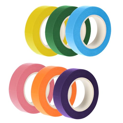 Malerband Malerkrepp Regenbogen Masking Tape Abklebeband Papierklebeband Abdeckband Maler Klebeband Kreppband Bunt für DIY Scrapbooking Malerarbeiten Kunst Journaling Handwerk 6 Rolls 15mm x 13m Malerband Malerkrepp Regenbogen Masking Tape Abklebeband Papierklebeband Abdeckband Maler Klebeband Kreppband Bunt für DIY Scrapbooking Malerarbeiten Kunst Journaling Handwerk 6 Rolls 15mm x 13m von Fadayunn