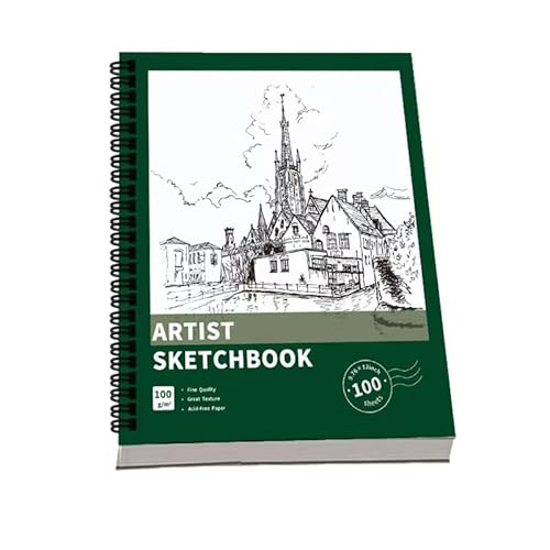 Skizzenbuch A4 Sketchbook Zeichenblock Sketch Book Spiralbindung Skizzenblock Zeichenbuch Gebunden Zeichenpapier Drawing Books zum Kinder Künstler Skizzieren Illustration Porträt 40 Bögen/80 Seiten Skizzenbuch A4 Sketchbook Zeichenblock Sketch Book Spiralbindung Skizzenblock Zeichenbuch Gebunden Zeichenpapier Drawing Books zum Kinder Künstler Skizzieren Illustration Porträt 40 Bögen/80 Seiten von Fadayunn