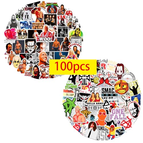 100 Stück Wrestling Scrapbook Aufkleber, Vinyl wasserdichte Aufkleber, selbstklebende trendige Aufkleber Manga für Scrapbook Notebook Kartenherstellung Wasserflaschen Telefon Gepäck 100 Stück Wrestling Scrapbook Aufkleber, Vinyl wasserdichte Aufkleber, selbstklebende trendige Aufkleber Manga für Scrapbook Notebook Kartenherstellung Wasserflaschen Telefon Gepäck von Fadcaer
