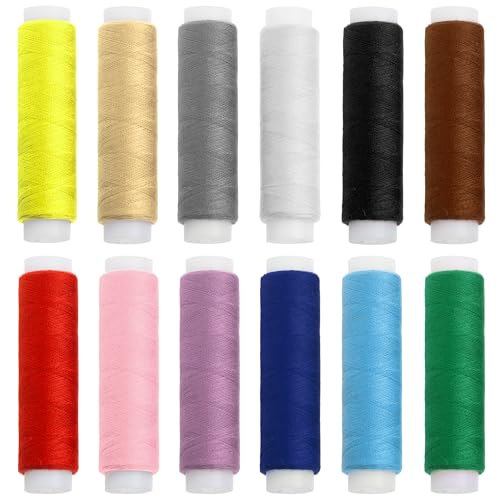 Faden & Nadel Nähgarn-Set: 12 Spulen Nähgarn in verschiedenen Farben; 40/2 aus 100% Polyester; Länge: je 50 m Faden & Nadel Nähgarn-Set: 12 Spulen Nähgarn in verschiedenen Farben; 40/2 aus 100% Polyester; Länge: je 50 m von Faden & Nadel