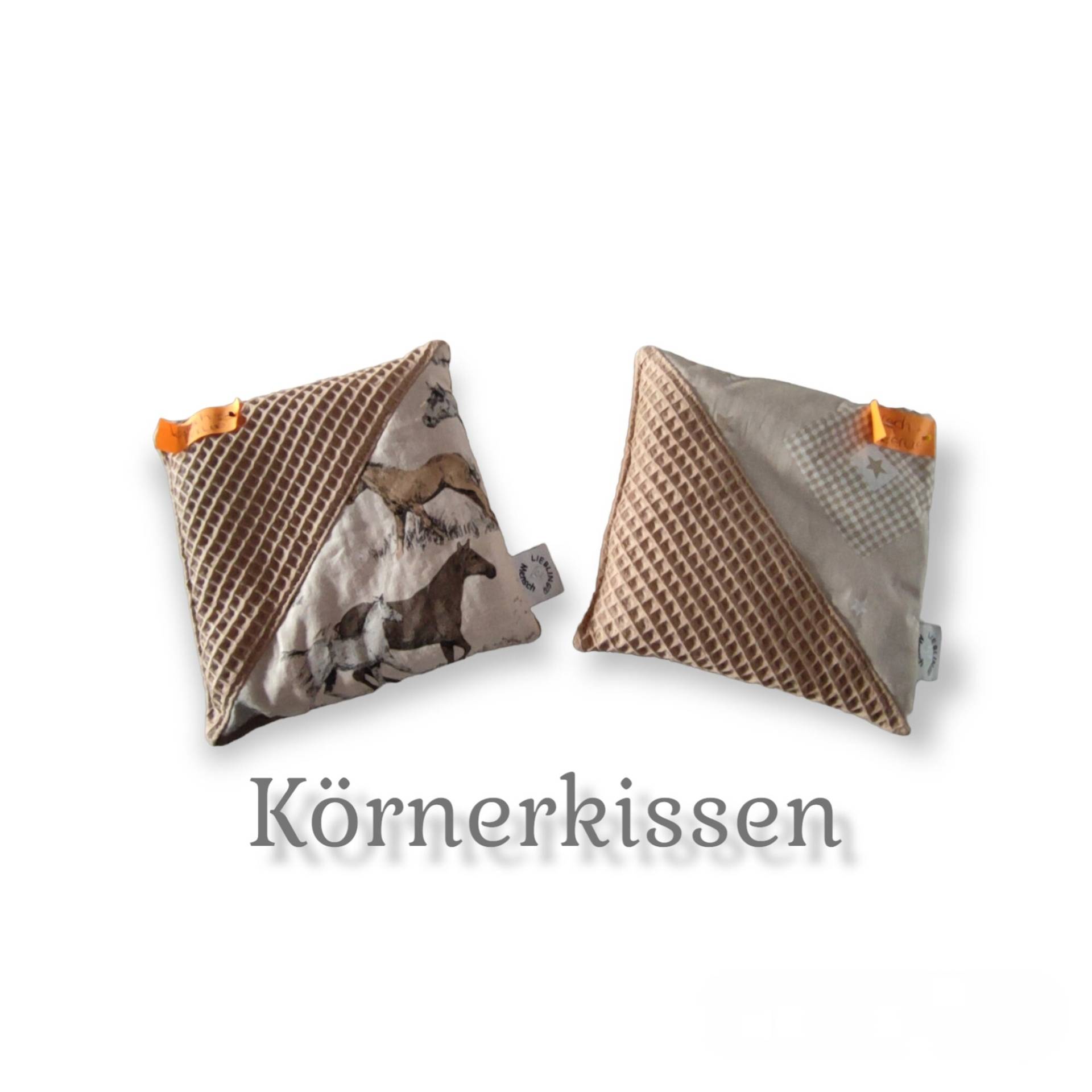 Körnerkissen Hell Braun Körnerkissen Hell Braun von FadenZauberDesign