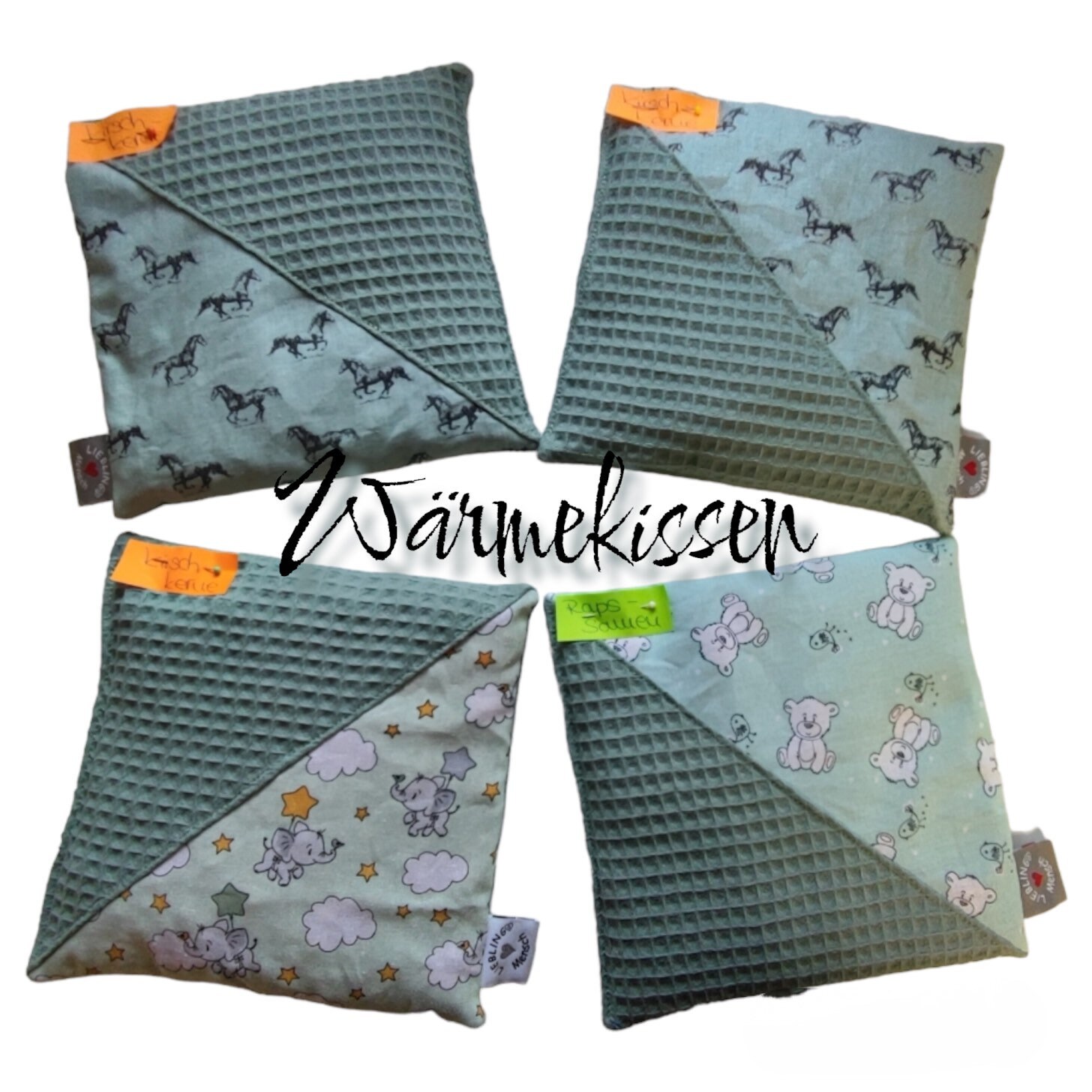 Körnerkissen Mint Körnerkissen Mint von FadenZauberDesign