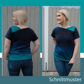Shirt Blue Butterfly Shirt Blue Butterfly von Fadenblau