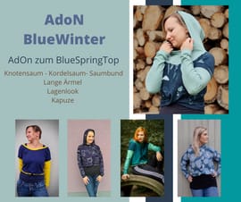 Wintererweiterung zum Blue Spring Top von Fadenblau