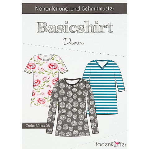 Fadenkäfer Schnitt "Basicshirt" für Damen von Fadenkäfer