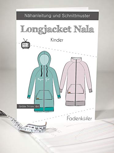 Fadenkäfer Papierschnittmuster Longjacket Nala Kinder von Fadenkäfer