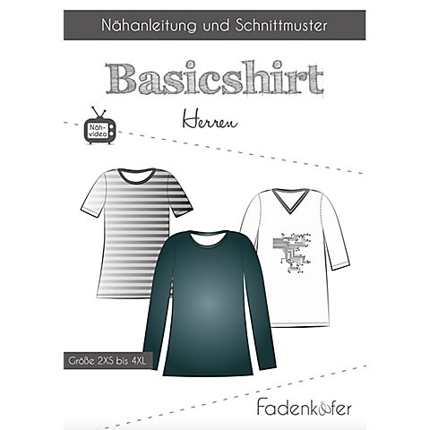 Fadenkäfer Schnitt "Basic-Shirt" für Herren von Fadenkäfer