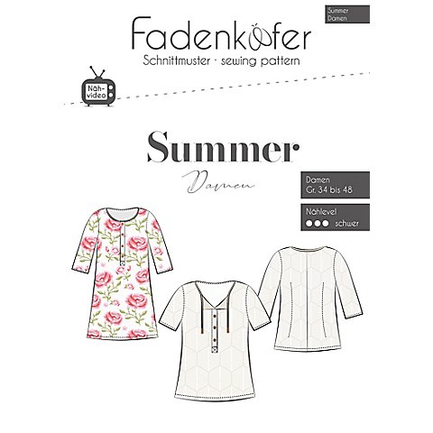 Fadenkäfer Schnitt "Bluse Summer" für Damen von Fadenkäfer