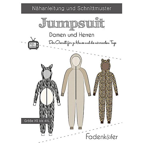 Fadenkäfer Schnitt "Jumpsuit" für Damen und Herren Fadenkäfer Schnitt "Jumpsuit" für Damen und Herren von Fadenkäfer
