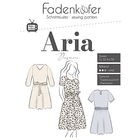 Fadenkäfer Schnitt "Kleid Aria" für Damen Fadenkäfer Schnitt "Kleid Aria" für Damen von Fadenkäfer