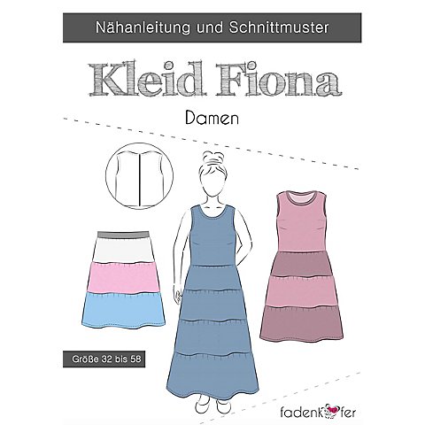 Fadenkäfer Schnitt "Kleid Fiona" für Damen von Fadenkäfer