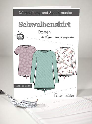 Fadenkäfer Schwalbenshirt Damen von Fadenkäfer