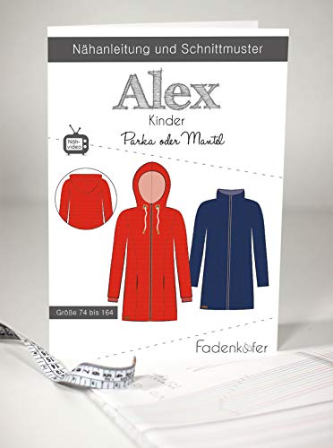 Papierschnittmuster Alex Kinder Papierschnittmuster Alex Kinder von Fadenkäfer