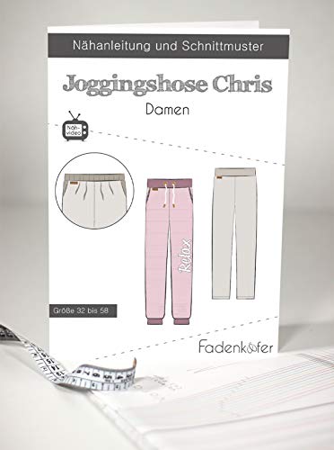 Schnittmuster und Nähanleitung - Damen Joggingshose - Chris von Fadenkäfer