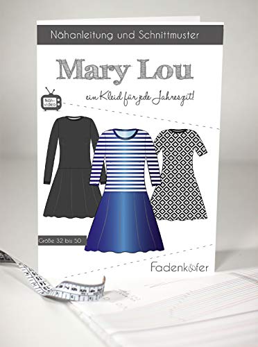 Schnittmuster und Nähanleitung - Damen Kleid - Mary Lou von Fadenkäfer