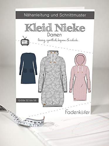 Schnittmuster und Nähanleitung - Damen Kleid - Nieke von Fadenkäfer