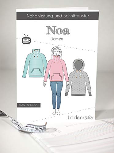 Schnittmuster und Nähanleitung - Damen Pullover - Noa von Fadenkäfer