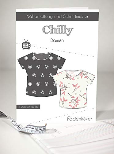 Schnittmuster und Nähanleitung - Damen Shirt - Chilly von Fadenkäfer