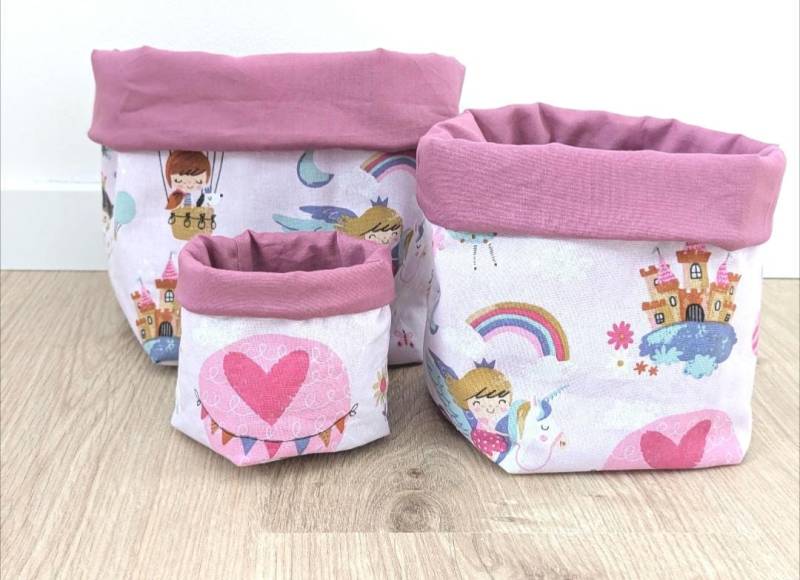 stoffkörbchen Utensilos Spielzeugaufbewahrung Geburtsgeschenk Kinderzimmer Babyzimmer von Fadenkult