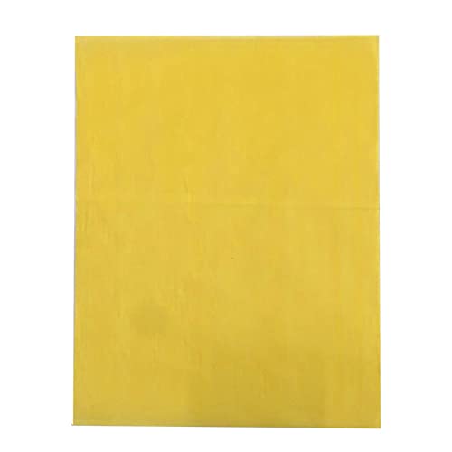 100 Blatt Kohle-Transferpapier, Transparentpapier, Kohlegraphit, Kopierpapier für Holz, Papier, Leinwand (21,1 x 29,7 cm) (gelb) von Faderr