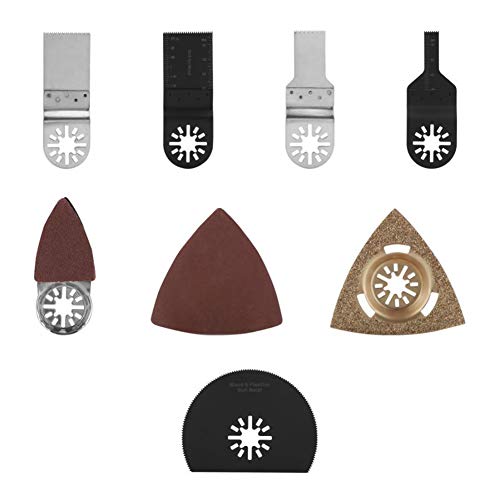 100pcs Oszillierende Multi -Werkzeugsägen -Blades -Kit -Zubehör für -Faserplatten Holzweiche Kunststoffe von Fafeicy