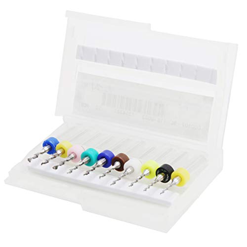 10pcs Zementiertes Carbid-Mikrobohrer-Bit 1,2-2,1 Mm für Gedruckte Leiterplattenbohrungen von Fafeicy