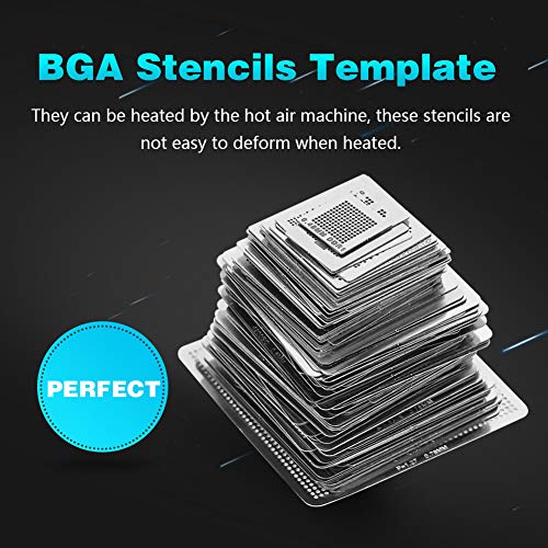 130pcs BGA Universal Reballing, Nacharbeit Station BGA Reballing Kit Nacharbeit Net Schablonen Stahlvorlage Mesh Direkt Wärme Set Kit 130pcs BGA Universal Reballing, Nacharbeit Station BGA Reballing Kit Nacharbeit Net Schablonen Stahlvorlage Mesh Direkt Wärme Set Kit von Fafeicy